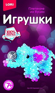 Игрушки Плетение из бусин Цирковой слон