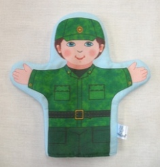 Кукла рукавичка Военный