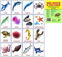 Мир морей и океанов. 16 раздаточных карточек 63*87