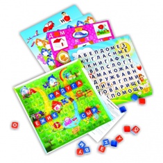 Эрудит Дружные буквы Игра+Прозрачное игровое поле