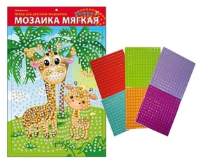 Мозаика мягкая Жирафы. А3