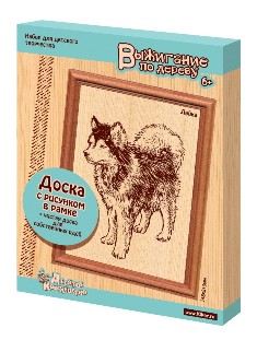 Набор для выжигания Лайка. 2 шт в рамке