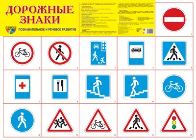 Дорожные знаки Плакат А2
