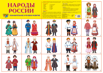 Народы России Плакат А2