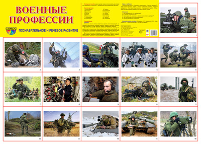 Военные профессии Плакат А2