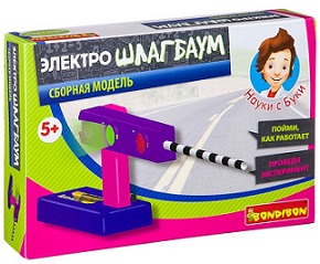 Электро шлагбаум. Французские опыты Науки с Буки