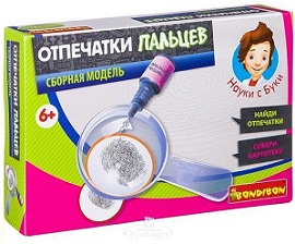 Отпечатки пальцев. Французские опыты Науки с Буки. Сборная модель