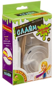 Слайм Бум. Радужный матовый слайм. Науки с Буки