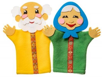 Кукла на руку Бабушка и дедушка