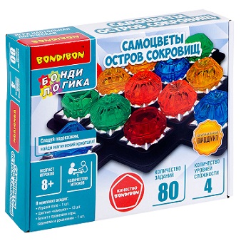 Самоцветы. Остров сокровищ. Логическая игра